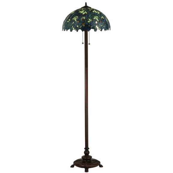 63"H Nightfall Wisteria Floor Lamp