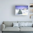 thumbnail image 3 of MAKIKO 'Christmas Tree In Snow' Canvas Art, 3 of 3