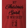 thumbnail image 2 of 9 Crowns Tees Men's Chirstmas Spirit T-shirt (Medium, Unisex Red), 2 of 3