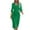 Green, variant on biudgviw Fall Dresses for Women Formal Long Sleeve Party Midi Dress Casual Collared Buttons down Shirts Dress with Belt