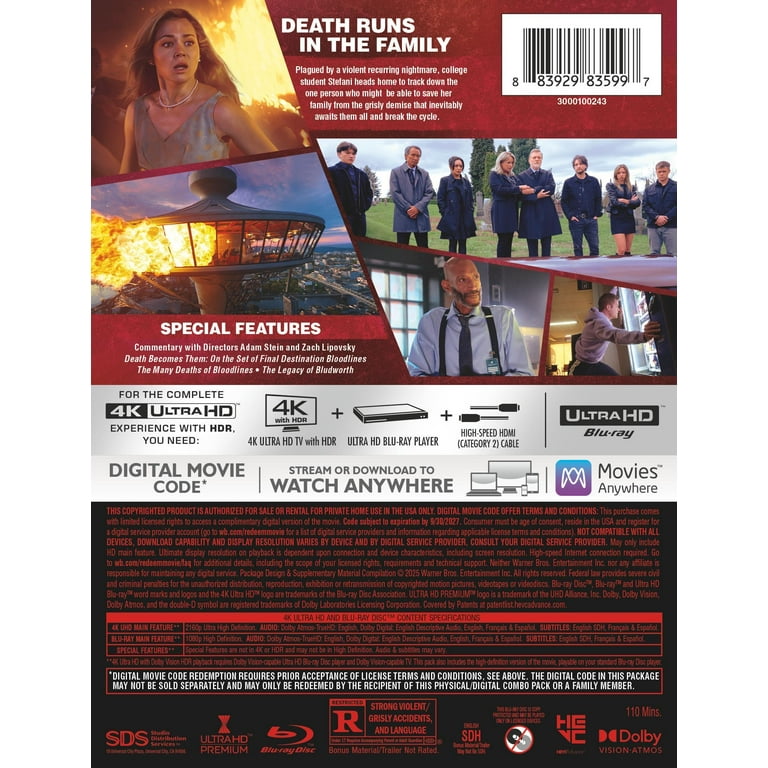 Final Destination: Bloodlines (Steelbook) (4K Ultra HD + Blu
