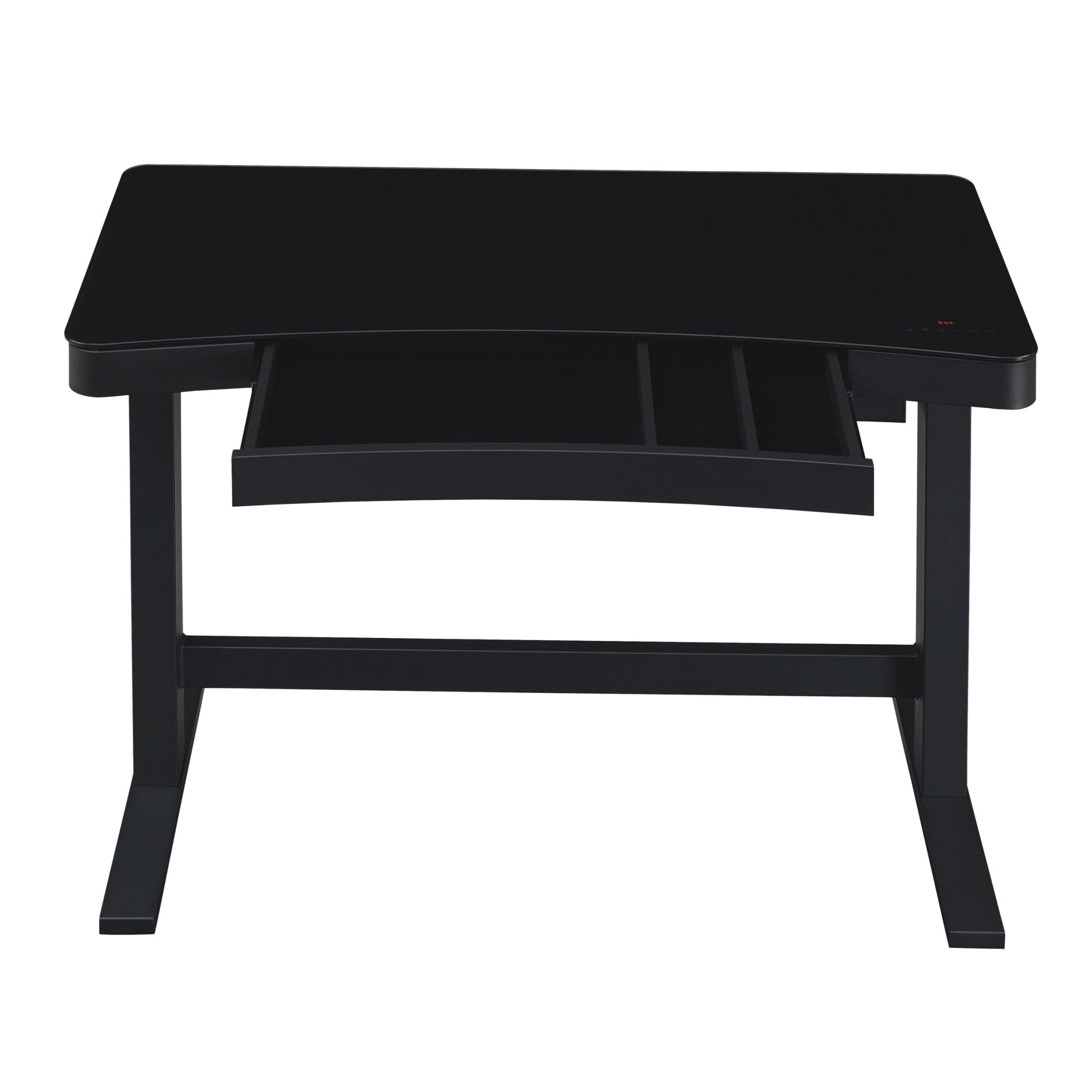 Twin Star Home 47" Ashford™ Adjustable Height Desk, Shadow Black