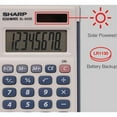 thumbnail image 7 of Sharp Calculators EL-243SB 8-Digit Pocket Calculator 3-Key Memory, Sign Change, Auto Power Off - 8 Digits - LCD - Battery/Solar Powered - 1 - LR1130 - 0.4" x 2.5" x 4.1" - Gray, Blue - 1 Each, 7 of 7