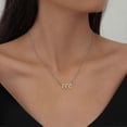 thumbnail image 4 of Number Necklace Retro Fine Workmanship Creative Women Wear Number Necklace for Outdoor Wear-8-Gold-Product code 51943 8 Gold, 4 of 4