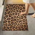 thumbnail image 2 of Dreamtimes Bathroom Rug Set 2 Pieces Leopard Print Soft and Absorbent Bathroom Floor Mat Non Slip Commode Contour Rug Plush Bath Mat Set, Machine Washable and Easier to Dry, 2 of 7