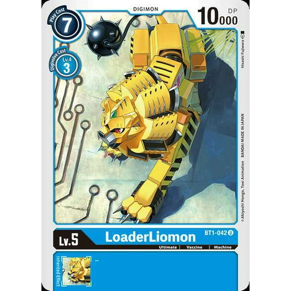 Digimon Release Special Booster Uncommon LoaderLiomon BT1-042