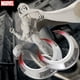 thumbnail image 2 of Figuras de acción de Marvel Moon Knight, figuras de Anime de cuero Pu, cuchillo en forma de Luna, accesorios de Cosplay de película de Halloween, 2 piezas Gong Bohan LED, 2 of 2