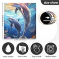 thumbnail image 3 of Dolphins Coral Dishwasher Magnetic Covers Magnet Sticker Kitchen Decor Dishwasher Refrigerator Front Door Covers Decorative Magnetic 23" x 26", 3 of 5