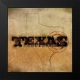 thumbnail image 2 of SD Graphics Studio 20x20 Black Modern Framed Museum Art Print Titled - Texas Lone Star, 2 of 5