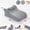 Light gray, variant on GEEKLiYun Ergonomic Memory Foam Wedge Pillow, 18.5 Degree Angled Support Pillow for Neck Back Waist and Legs, Multi Position Bed Wedge Pillow for Sleeping Reading Relaxing, Removable Cover