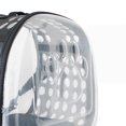 thumbnail image 4 of Mochila transportadora para gatos, portátil, de gran capacidad, plegable, transpirable, portátil, cápsula espacial, bolsas transparentes para exteriores, negro, L, 4 of 5