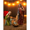 thumbnail image 3 of Evergreen 3-Piece Mary, Joseph and Baby Jesus Nativity Outdoor Safe Garden Set, 3 of 9