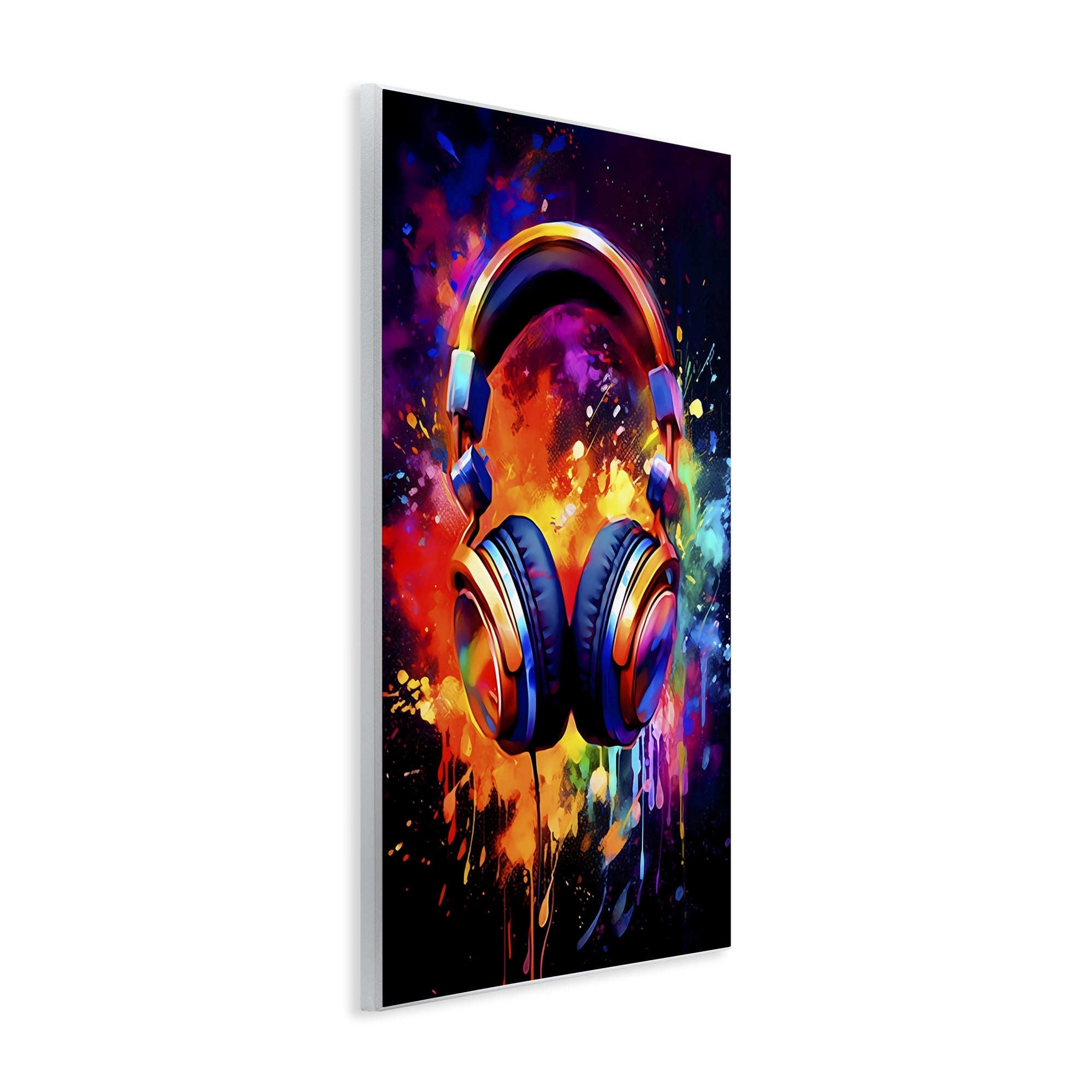 Stupell Industries Musical Color Pop Splash Wall Plaque Art, design by Creative Studio