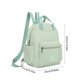thumbnail image 3 of Mochila de nailon | Mochila de mano para portátil | Mochila ligera de viaje con múltiples bolsillos organizadores para el trabajo, la escuela, los negocios y el uso diario., 3 of 6
