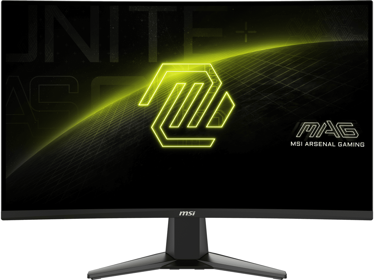 MSI MAG 276CXF 27 inch Curved display monitor 280Hz - 27" Viewable - Rapid Vertical Alignment (VA) - LED Backlight - 1920 x 1080 - 16.7 Million Colors - Adaptive Sync - 300 Nit - 0.50 ms - 280 Hz R...