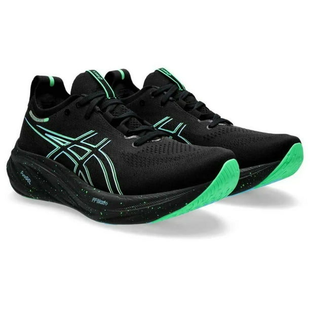 Tenis Asics Nimbus 26 Para Hombre Color Negro Modelo 1011B794004