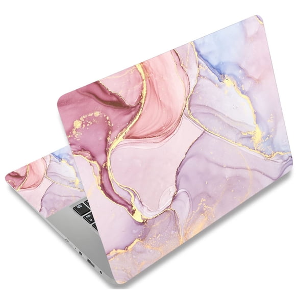 Skin para Laptop AORTDES 17" Mármol Colorido Reutilizable de PVC