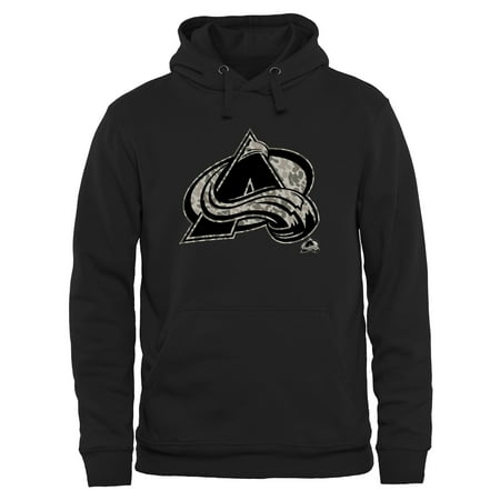 Colorado Avalanche Youth Fleece - Men's Colorado Avalanche Black Rink Warrior Pullover Hoodie