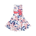 thumbnail image 3 of 2 Pieces Girls Dress Hat Colorful Leaf Party Holiday 7-8 Years, 3 of 8