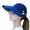 Navy Blue, variant on Mightlink Women Cap Leaf Print Flower Decoration Sun Protection Good-looking Women Sun Hat for Running