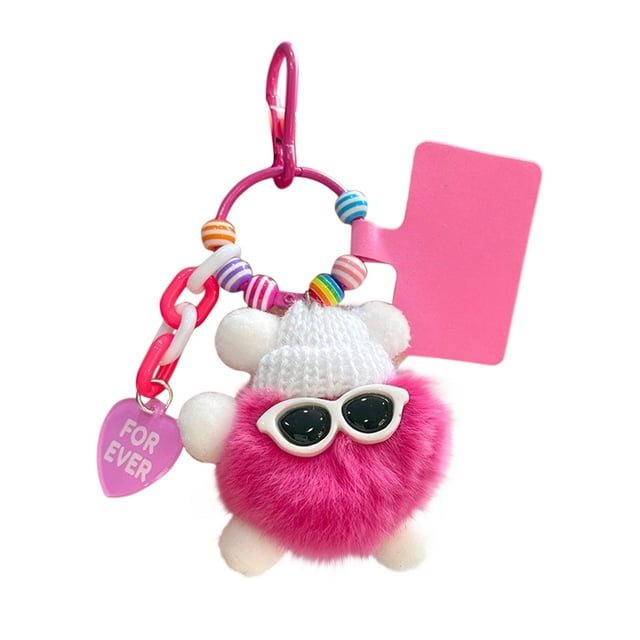 For with Toy And,Keychain with Toy Attachment, Novelty Charm for Bag and Key Ring Decoration