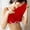 Red, variant on Cotton Camisole with Built in Bra for Women Adjustable Spaghetti Strap Tank Top Shelf Bra Scoop Neck Undershirt Basic Layering Cami Top, Blackish Green,XXXXL