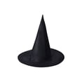 thumbnail image 2 of Halloween Black Hanging Witch Hats, Porch Yard Decor & Witch Costume Accessories for Indoor Outdoor Halloween Decorations, No String Attached, 14in, 2 of 6
