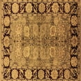 thumbnail image 1 of Ahgly Company Indoor Square Oriental Brown Industrial Area Rugs, 5' Square, 1 of 4