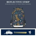 thumbnail image 5 of FORMRS School Backpack 17" Student Travel Bag with Laptop Compartment, Floral Fox Pattern, 5 of 7