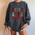 thumbnail image 4 of Tops Navideños Para Mujer Blusas de Manga Larga Moda Árbol de Navidad Estampado de Cuello Redondo Camiseta Suelta Otoño Jersey Sudaderas Sin Capucha Odeerbi  ODB192816, 4 of 5