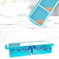 thumbnail image 4 of Silicone Freezer Tray With Lid-Soup Freezer Container molds-2-cup Extra Large Ice Cube Tray-makes 4 500ml portions cubes, For freezing soup,stews,sauces.Oven&Dishwasher-Safe(2-Pack), 4 of 6