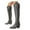 Grey, variant on UngA Women'S Mid-Calf Boots Mid-Calf Cowgirl Boots Cowboy Western Pull-On Tabs Pointy Toe Boot Red,E