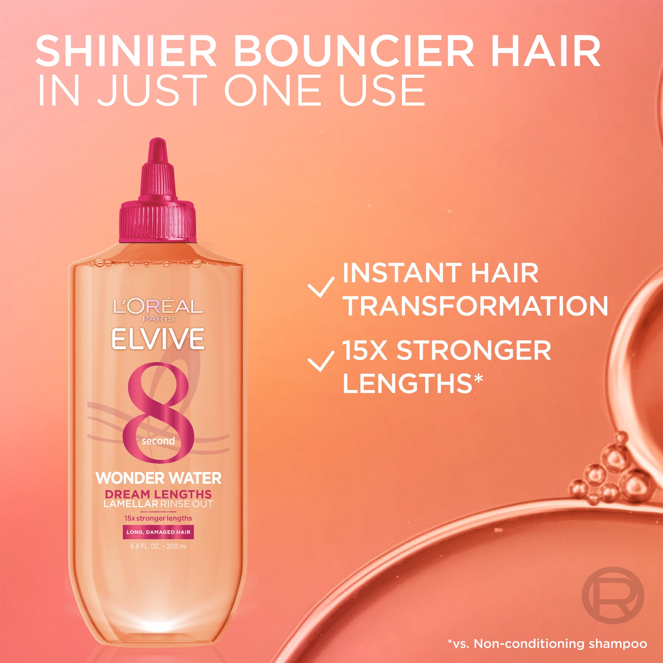 L'Oreal Paris Elvive Dream Lengths Detangling Wonder Water, 6.8 fl oz