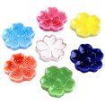 thumbnail image 1 of Shisuyan 7pcs Japanese Style Ceramic Chopsticks Holders Sakura Pattern Spoons Storage Racks Kitchen Gadgets, 1 of 8