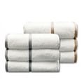 thumbnail image 5 of Nvzi Toalla de mano de algodón suave para el hogar, 3 piezas, de un solo hilo, 16 hilos cortados en espiral, muy suave y muy absorbente,piscina, toalla de mano de 29,53 x 13,78 pulgadas (gris), 5 of 5