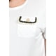 thumbnail image 4 of Blusa con detalle de bolsillo Roman Fashion /Tallas Extras, 5111 (Blanco) blanco 42, 4 of 6