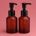 thumbnail image 2 of 2pcs Lociones De Recarga Vacías De Pulverización De Bomba Marron 60ml Sunnimix Botella De Cosmética, 2 of 8