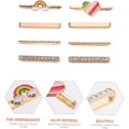 thumbnail image 2 of HUGFEGWE 16 Pcs Strap Decorative Ring Watch Band Silicone Wristband Rubber Strap Charms Decorative Rings Watch CJB91-27469, 2 of 9