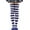 Striped/Dark Blue&white, variant on Socks Women, Soft Knit Wool Winter Thick Warm Cabin Fuzzy Crew Women Socks 5 Pack