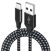 GJX Type C Chargers for Android 10 Ft Usb Type C Cable Fast Charging 6.6Ft Usb C Data Sync Cable 3A Fast Charging Usb Charging Cable Charging Cord for Android 6Ft Black One Size