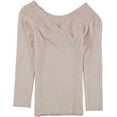 thumbnail image 3 of Tommy Hilfiger Womens Reverse Shawl Pullover Sweater, Pink, Large, 3 of 3