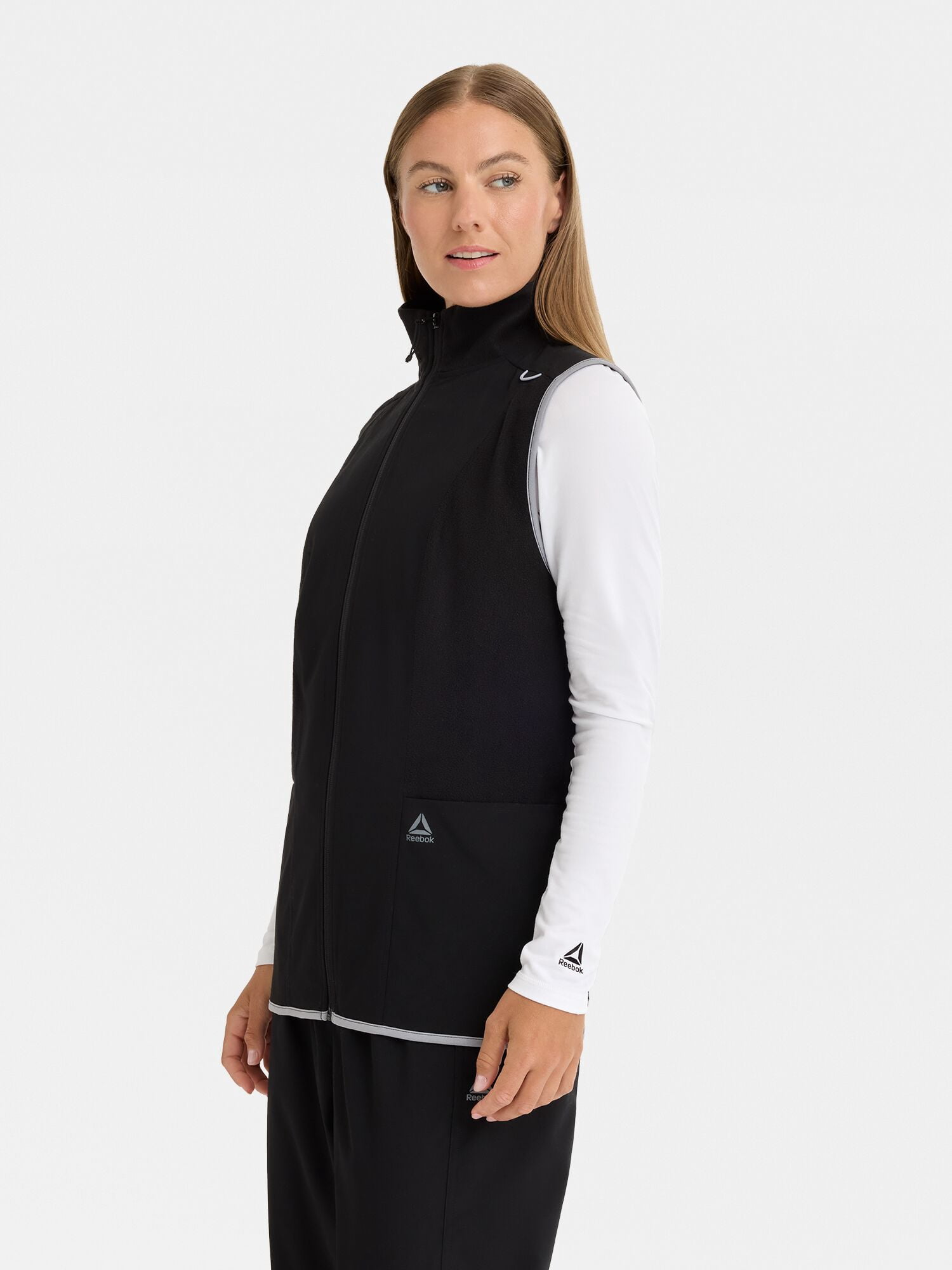 Reebok Women’s Tech Comfort Scrub Vest with 6 Pockets, Sizes S–3XL