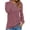 Mauve, variant on MOSHU Pleated Womens Tunic Tops Casual Dressy Blouses Fashion Long Sleeve Shirts for Women