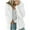 White, variant on Lovskoo Women Fuzzy Fleece Lapel Open Front Cardigan Coat Long Sleeve Trendy Warm Faux Coat Jacket Winter Zipper Solid Outerwear Light Blue