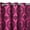 Black on Fuchsia, variant on Grommet Blackout Curtain Taffeta Damask 56" Wide Curtain