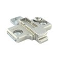 thumbnail image 3 of Blum Rok Hardware  3mm Die Cast Frameless Clip Two-Piece Mounting Plate - Silver, 3 of 3