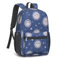 thumbnail image 2 of Sun and Moon Gothic Pattern 17" School Backpacks for Teens,Waterproof Oxford Fabric,S-Shape Padded Straps for School,Travel,Hiking,Camping, 2 of 6