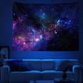 thumbnail image 2 of Tapiz de galaxia, tapiz de cielo estrellado azul, tapiz cósmico, tapiz de estrella de nebulosa misteriosa, tapiz para colgar en la pared, decoración de muebles para el hogar, sala de estar, dormi, 2 of 5