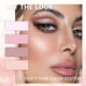 thumbnail image 5 of ZHAOCHENG Paleta de sombras de ojos mini de color rosa con purpurina, 4 colores, sombras de ojos cálidas de color marrón y rosa, brillantes, brillantes, resistentes al agua, sombras de ojos plateadas, 5 of 5