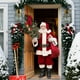 thumbnail image 4 of Seyotauo Festive Christmas Santa Claus Door Banner Decorative Made Of Ice Silk Fabric Holiday Door Cover with Christmas Santa, Perfect for Indoor and Outdoor Christmas Decorations, 4 of 6